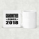 Grandmother Since 2018 - Drink Coaster