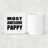 Most Awesome Pappy - Drink Coaster