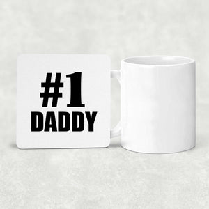 Number One #1 Daddy - Drink Coaster