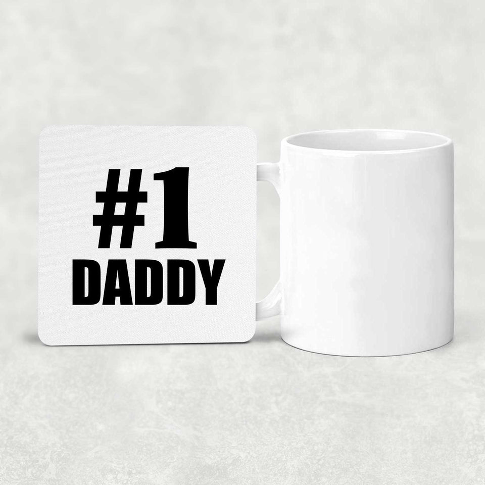 Number One #1 Daddy - Drink Coaster