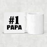 Number One #1 Papa - Drink Coaster