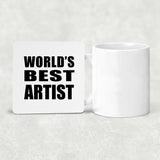 World's Best Artist - Drink Coaster