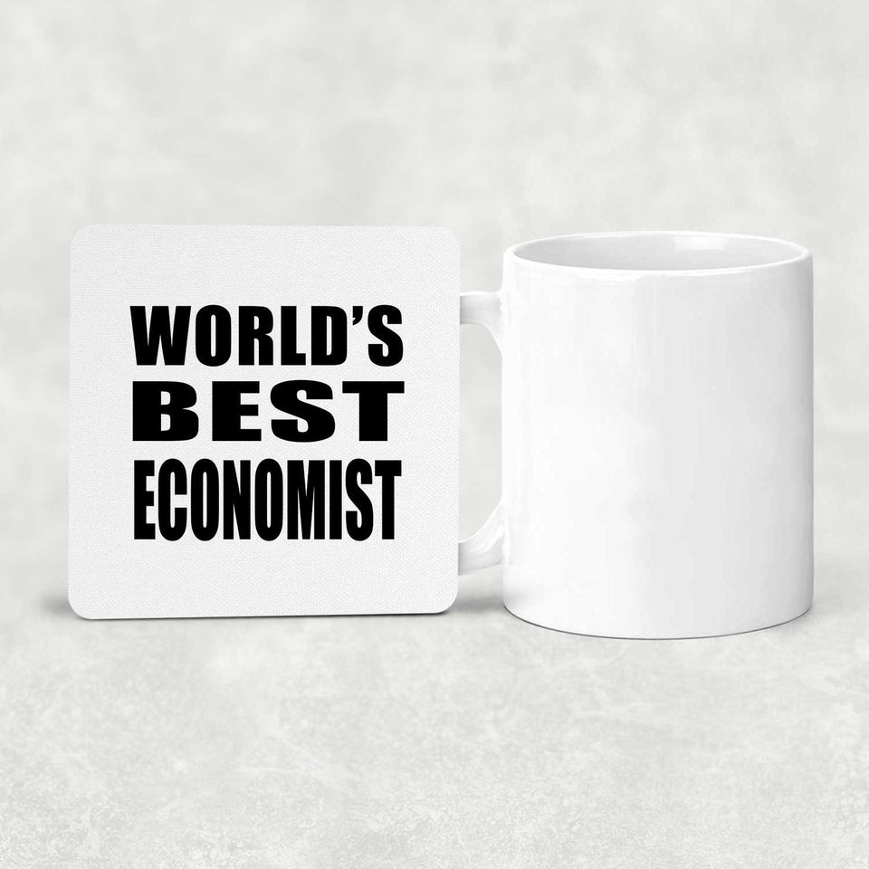 World's Best Economist - Drink Coaster