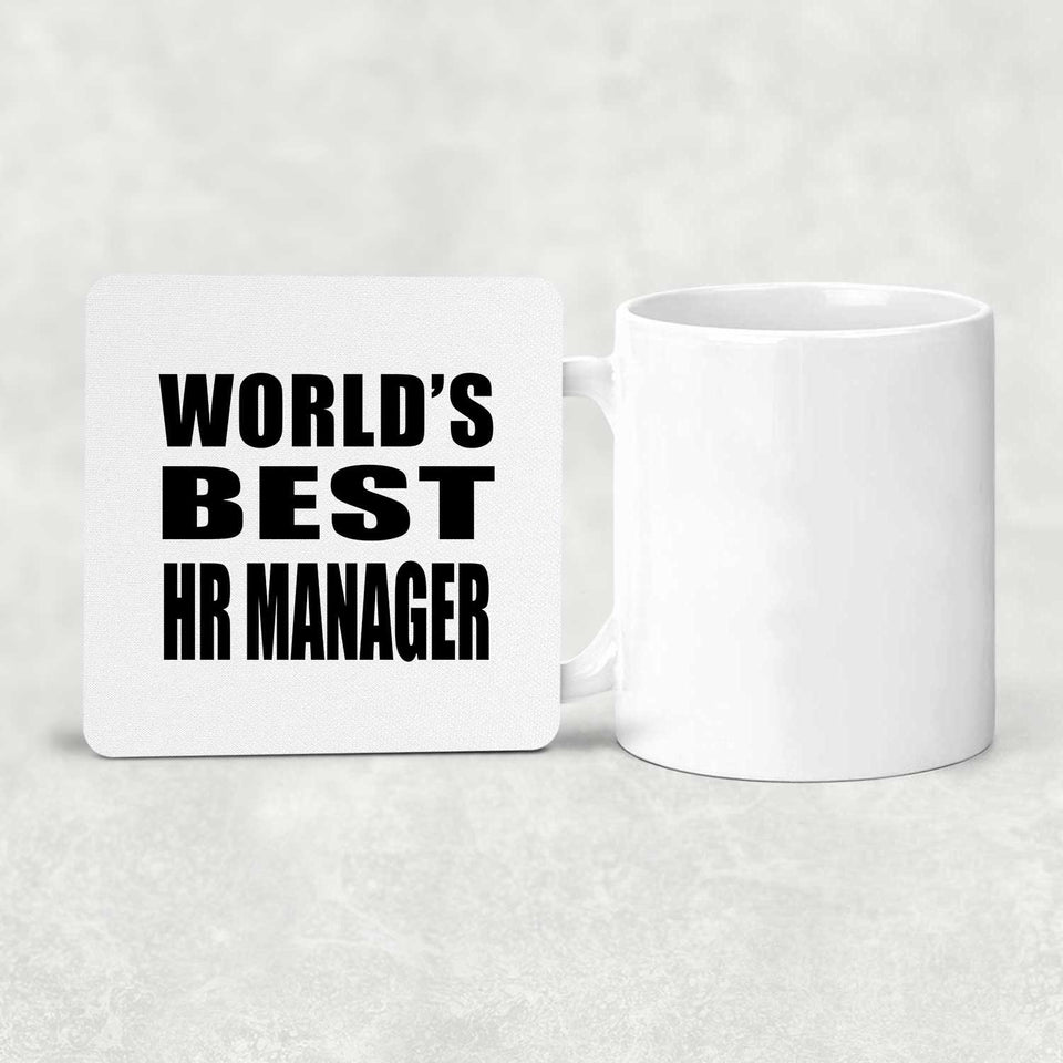 World's Best HR Manager - Drink Coaster