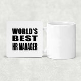 World's Best HR Manager - Drink Coaster