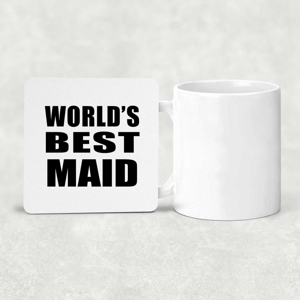 World's Best Maid - Drink Coaster
