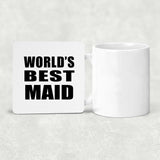 World's Best Maid - Drink Coaster