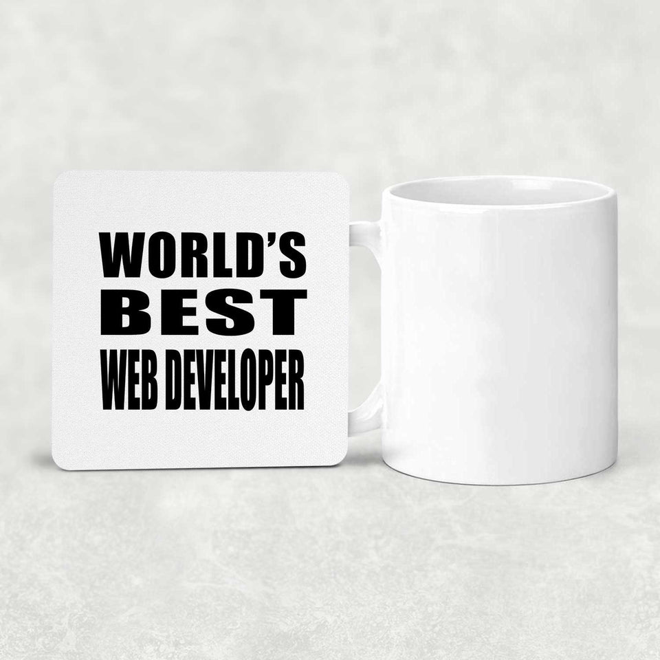 World's Best Web Developer - Drink Coaster