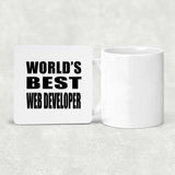 World's Best Web Developer - Drink Coaster