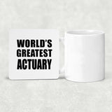 World's Greatest Actuary - Drink Coaster