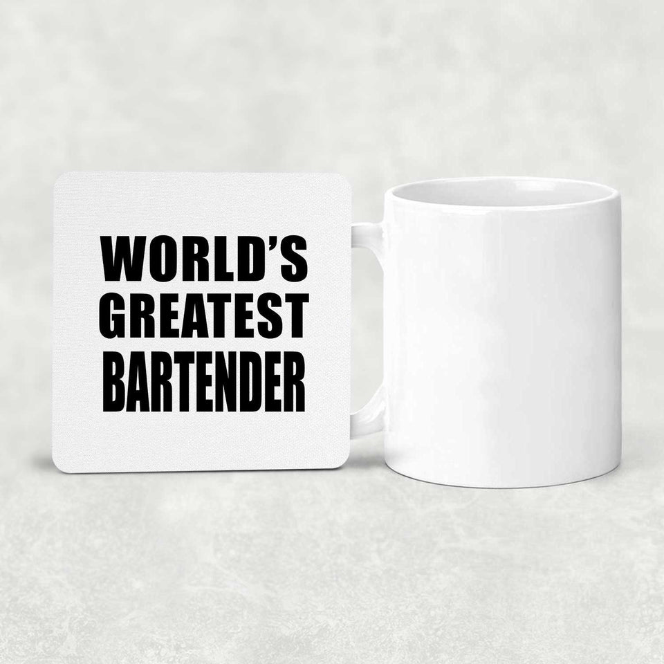 World's Greatest Bartender - Drink Coaster