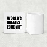 World's Greatest Economist - Drink Coaster