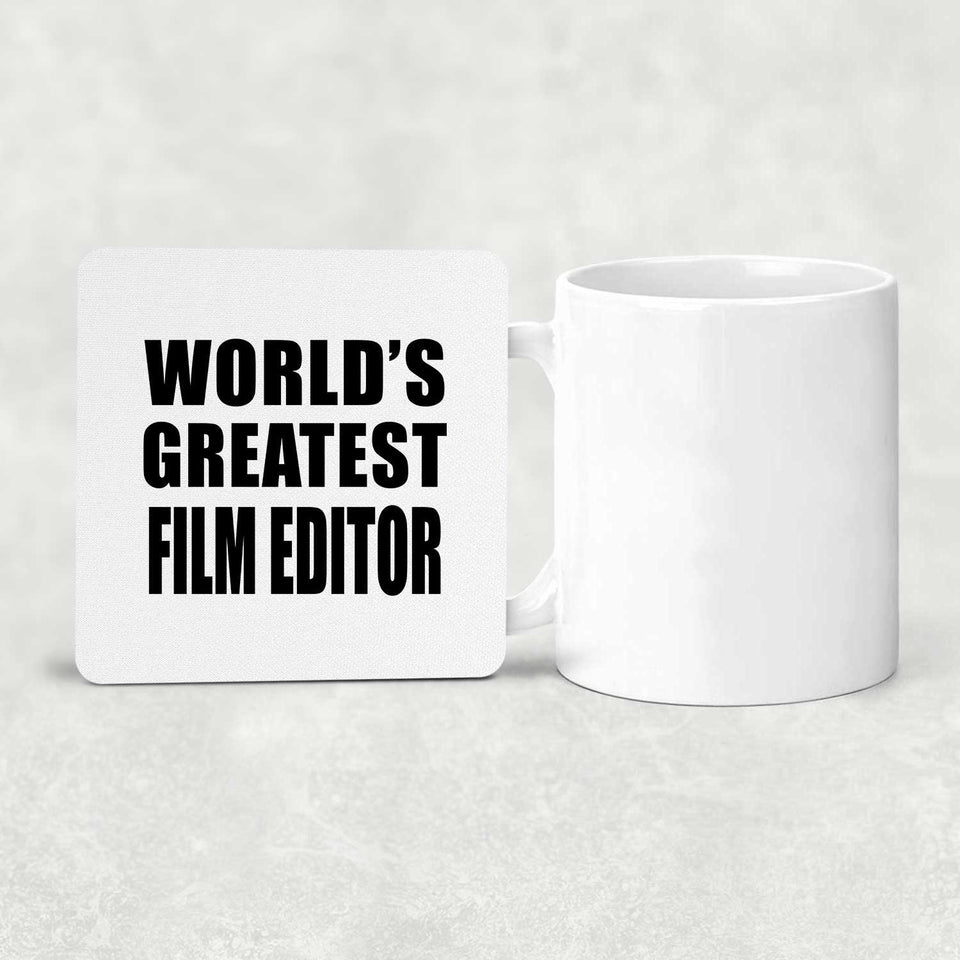 World's Greatest Film Editor - Drink Coaster