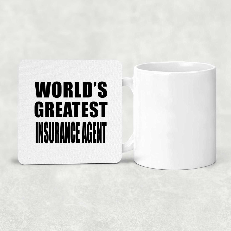 World's Greatest Insurance Agent - Drink Coaster