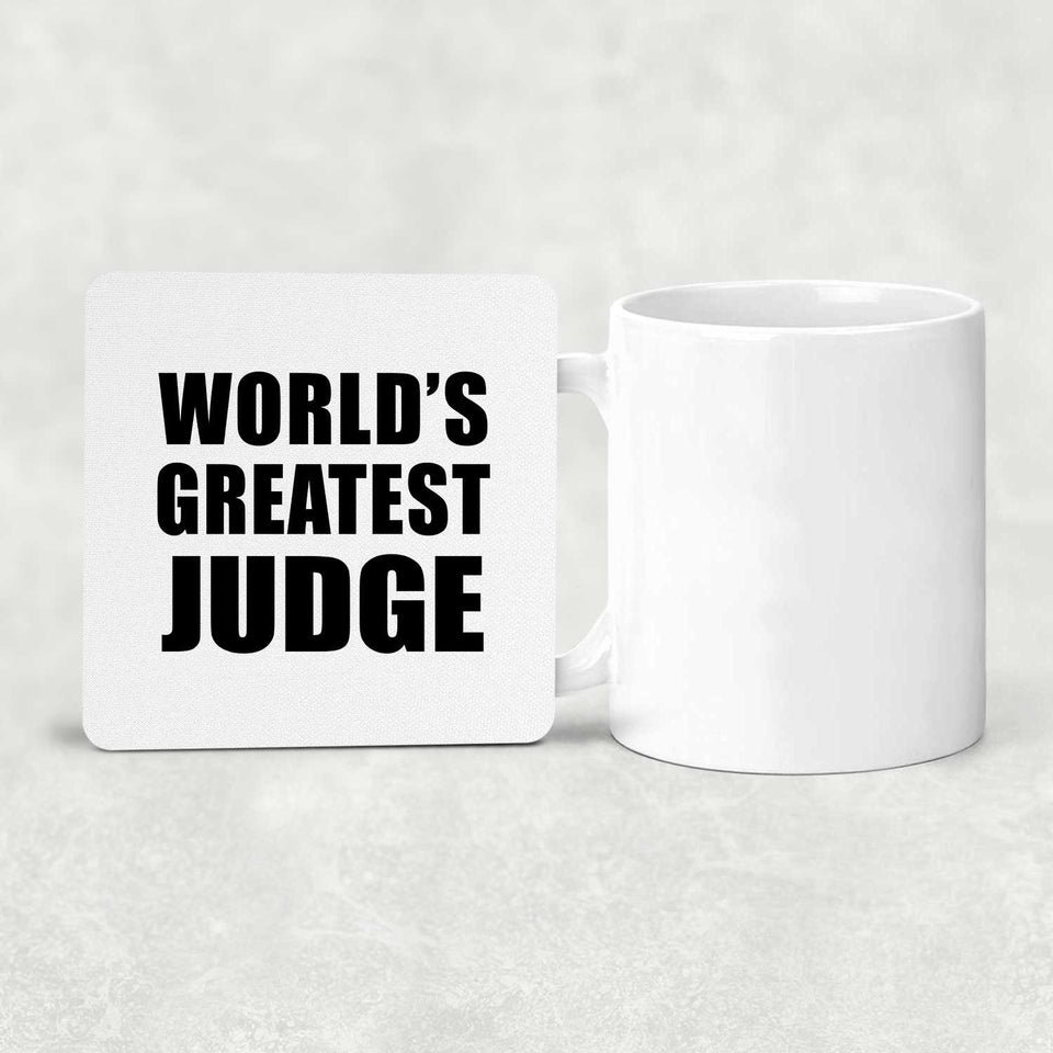 World's Greatest Judge - Drink Coaster