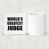 World's Greatest Judge - Drink Coaster