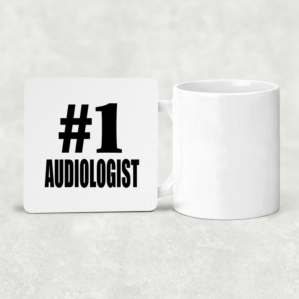 Number One #1 Audiologist - Drink Coaster