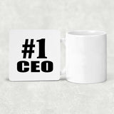 Number One #1 CEO - Drink Coaster