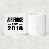 Air Force Established EST. 2018 - Drink Coaster