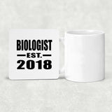 Biologist Established EST. 2018 - Drink Coaster