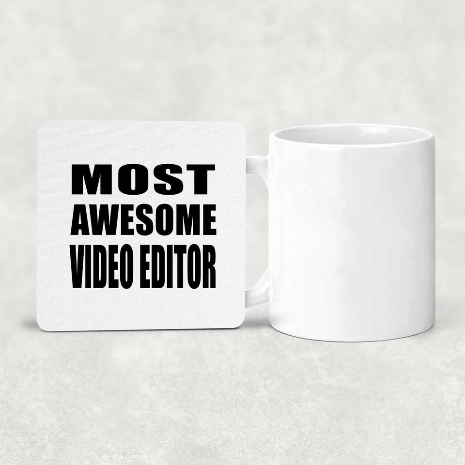 Most Awesome Video Editor - Drink Coaster