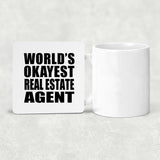 World's Okayest Real Estate Agent - Drink Coaster