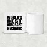 World's Best Aircraft Mechanic - Drink Coaster