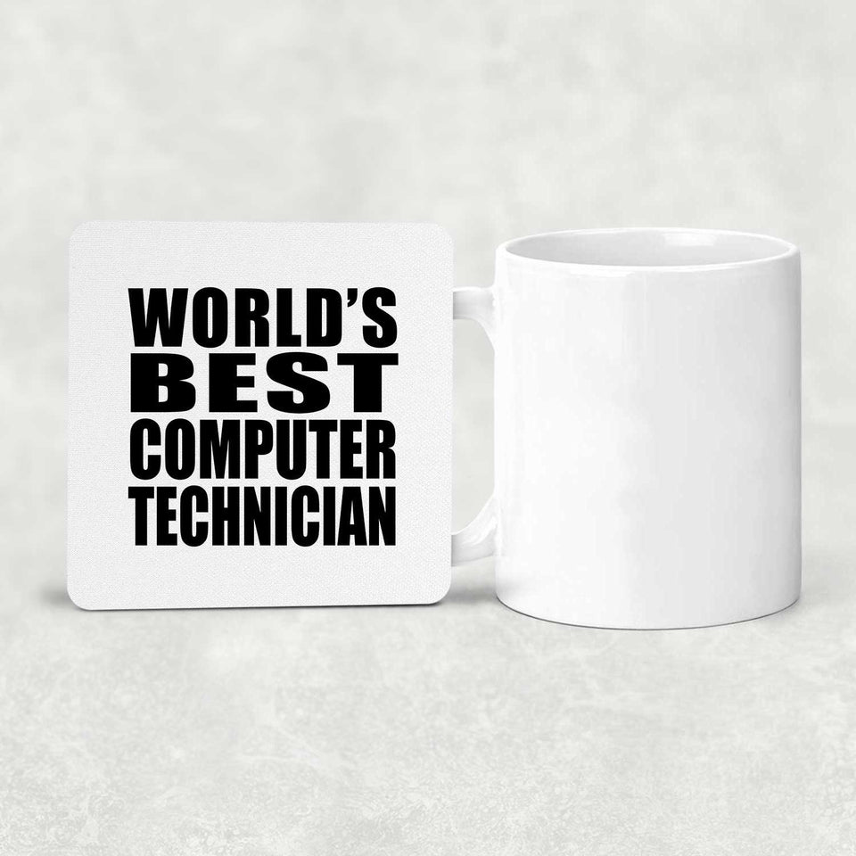 World's Best Computer Technician - Drink Coaster
