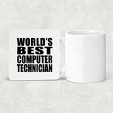 World's Best Computer Technician - Drink Coaster
