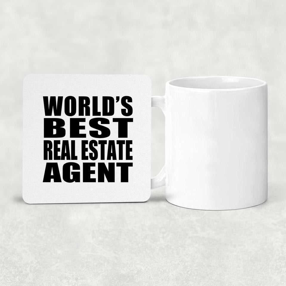 World's Best Real Estate Agent - Drink Coaster