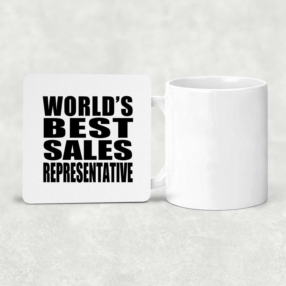 World's Best Sales Representative - Drink Coaster