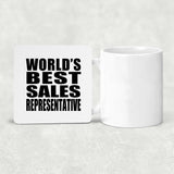 World's Best Sales Representative - Drink Coaster