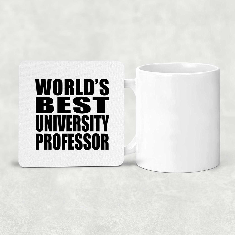 World's Best University Professor - Drink Coaster