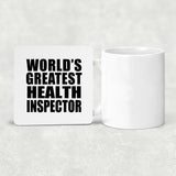 World's Greatest Health Inspector - Drink Coaster