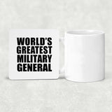 World's Greatest Military General - Drink Coaster