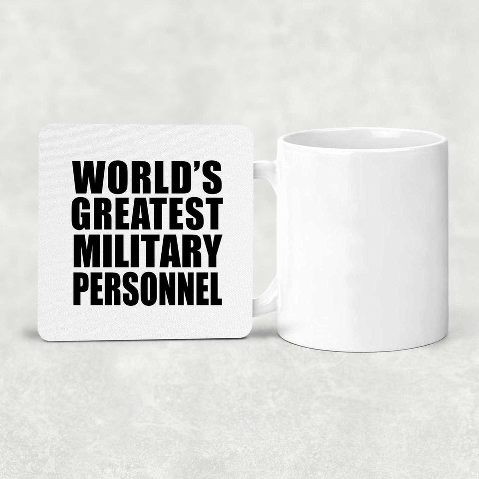 World's Greatest Military Personnel - Drink Coaster