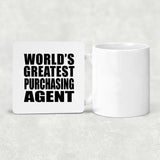 World's Greatest Purchasing Agent - Drink Coaster