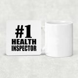 Number One #1 Health Inspector - Drink Coaster
