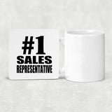 Number One #1 Sales Representative - Drink Coaster