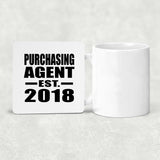 Purchasing Agent Established EST. 2018 - Drink Coaster