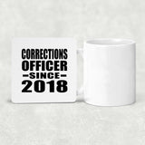 Corrections Officer Since 2018 - Drink Coaster