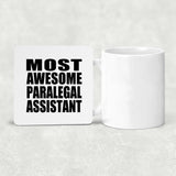 Most Awesome Paralegal Assistant - Drink Coaster