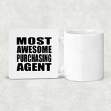 Most Awesome Purchasing Agent - Drink Coaster