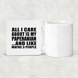 All I Care About Is My Paperanian - Drink Coaster