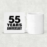 55th Anniversary 55 Years - Drink Coaster