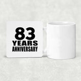 83rd Anniversary 83 Years - Drink Coaster