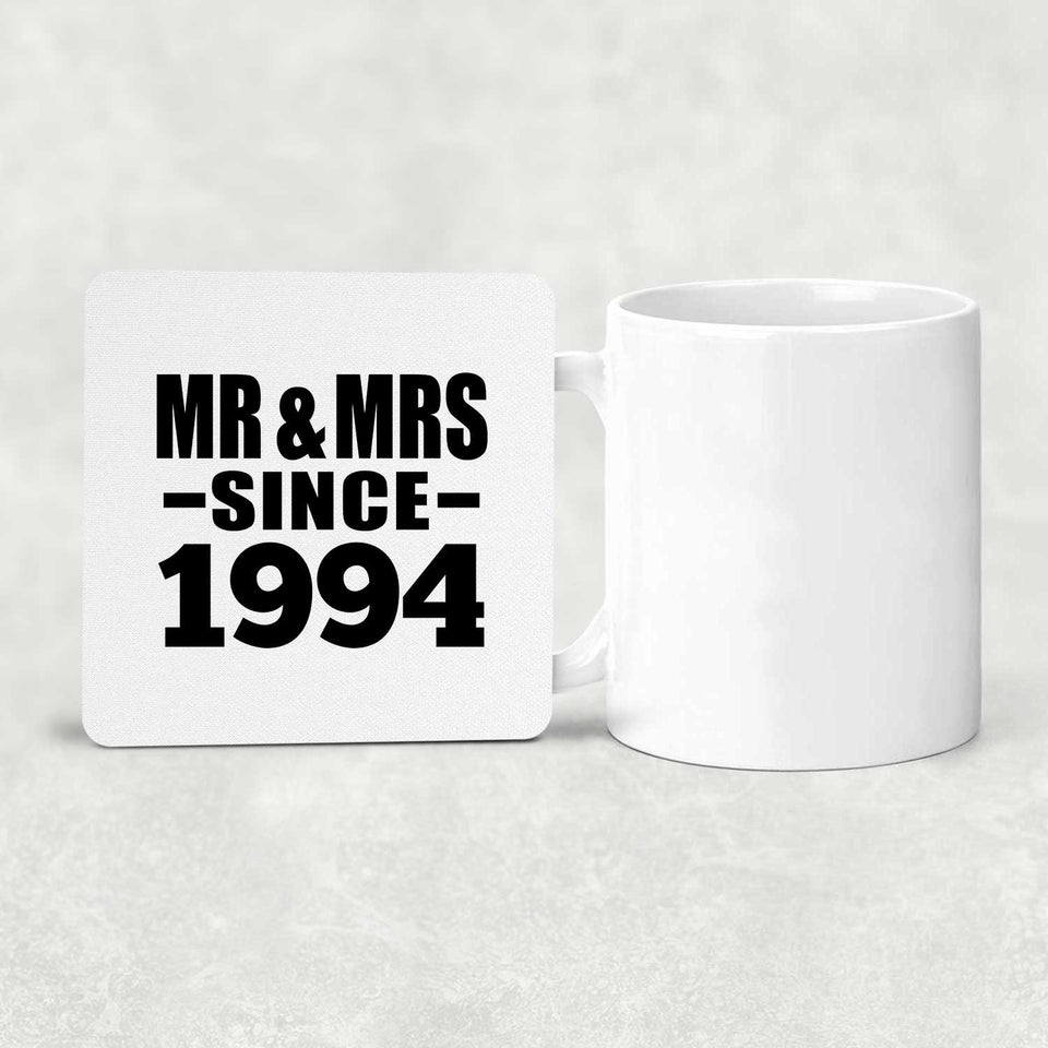 30th Anniversary Mr & Mrs Since 1994 - Drink Coaster
