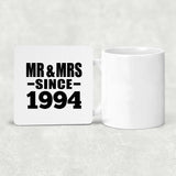 30th Anniversary Mr & Mrs Since 1994 - Drink Coaster