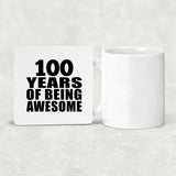 100th Birthday 100 Years Of Being Awesome - Drink Coaster