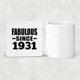 93rd Birthday Fabulous Since 1931 - Drink Coaster
